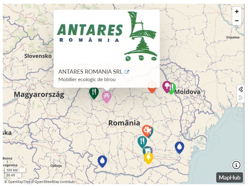 Antares România pe harta furnizorilor ecologici