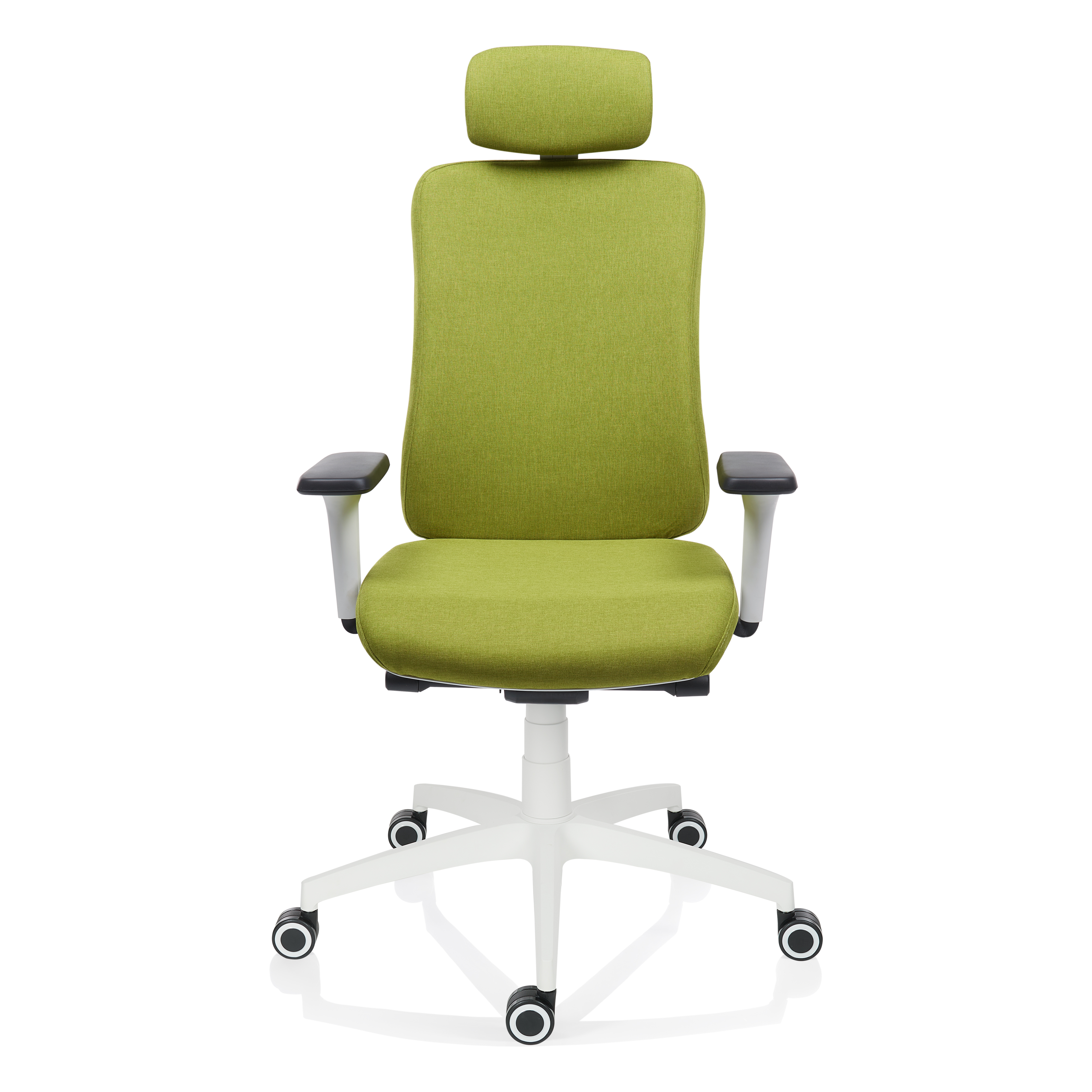 Scaun ergonomic Pure White T PDH – vedere frontală