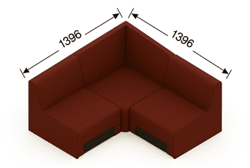 Configurație colț Rubico