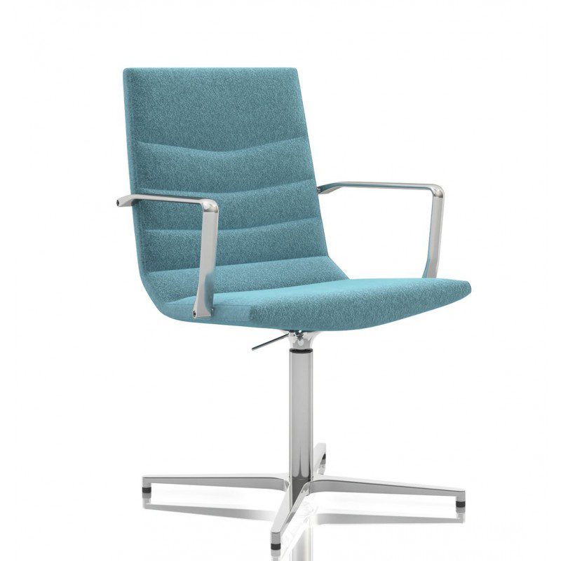 Scaun vizitator Shiny 7650 cu bază Cross