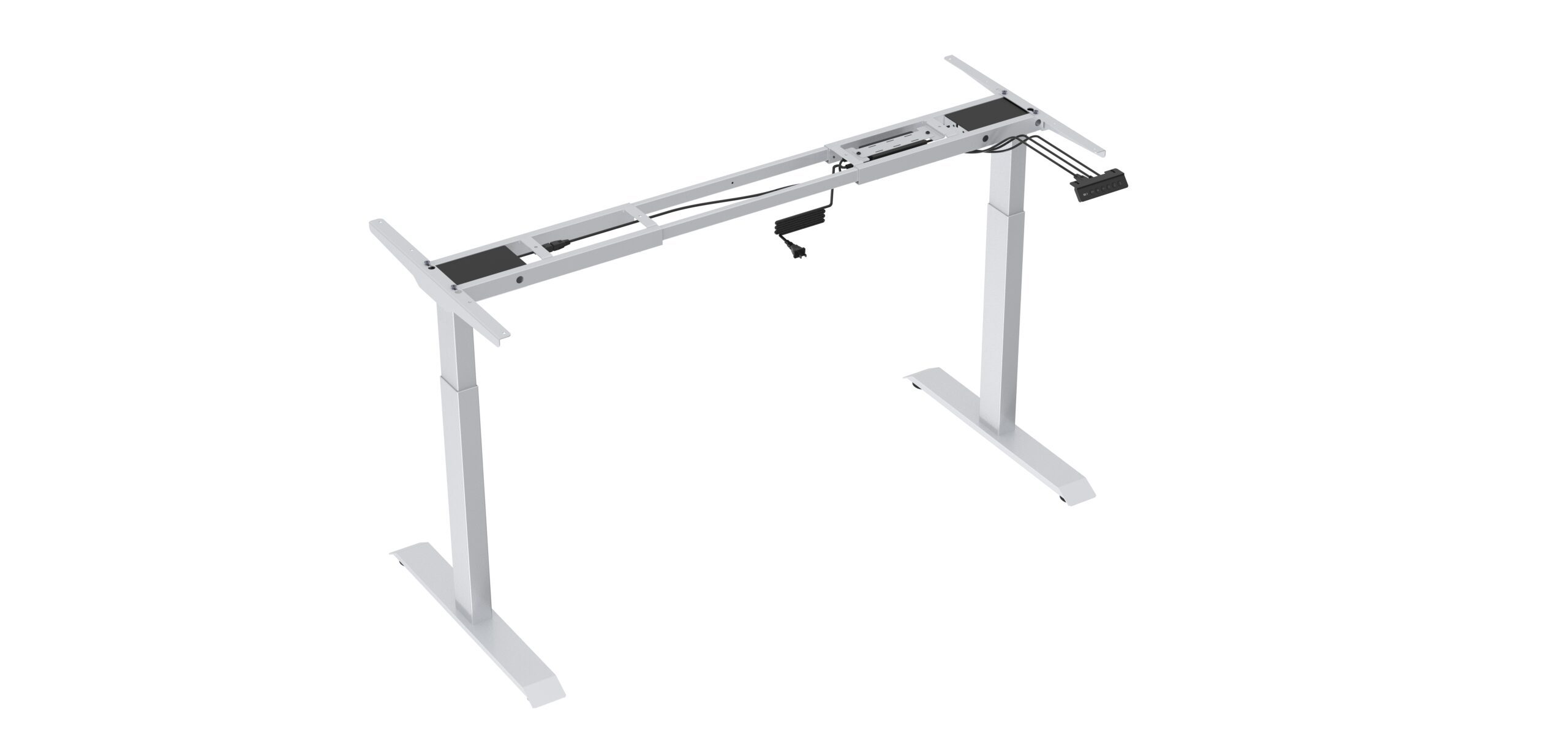 Cadru metalic alb masa electrica 2 motoare