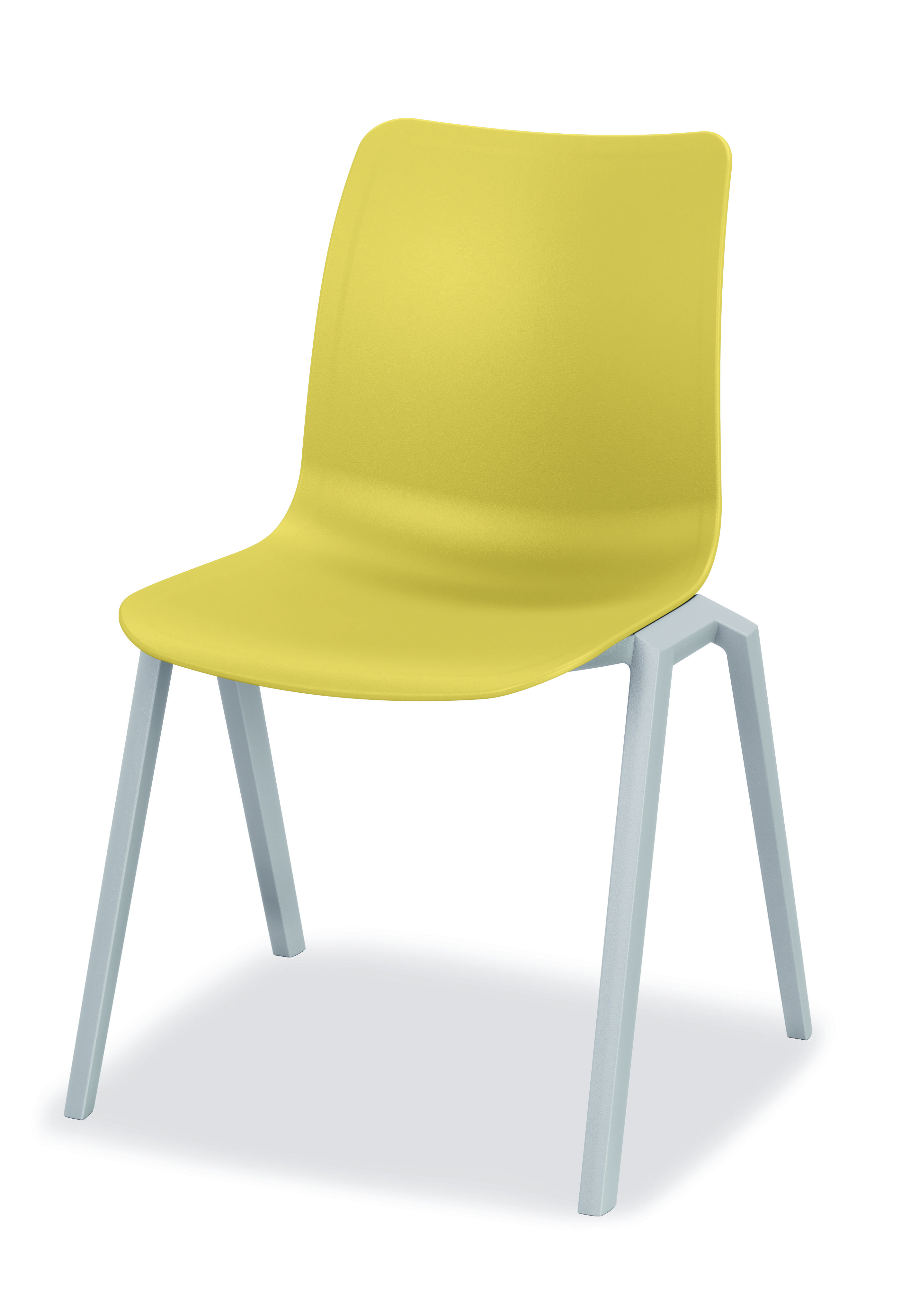 Scaun College Class galben - vedere frontală