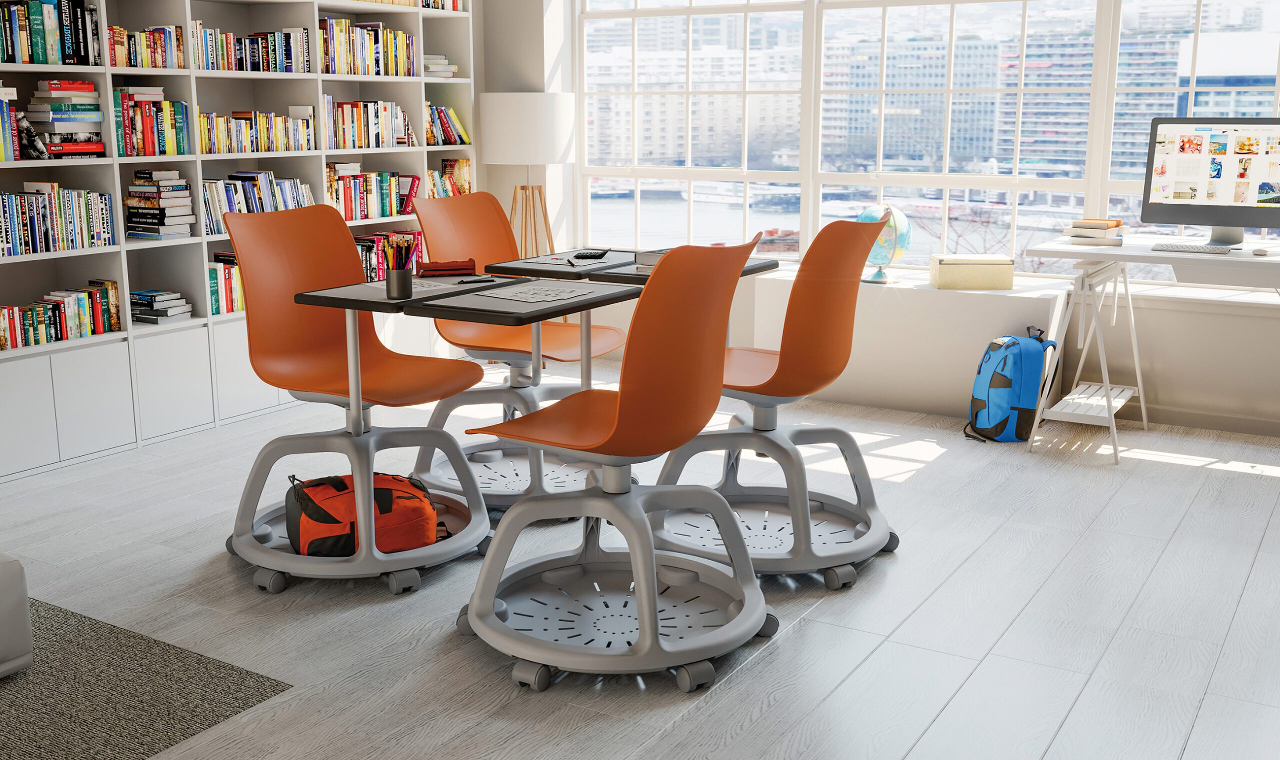 Sală de curs modernă echipată cu scaune Antares College