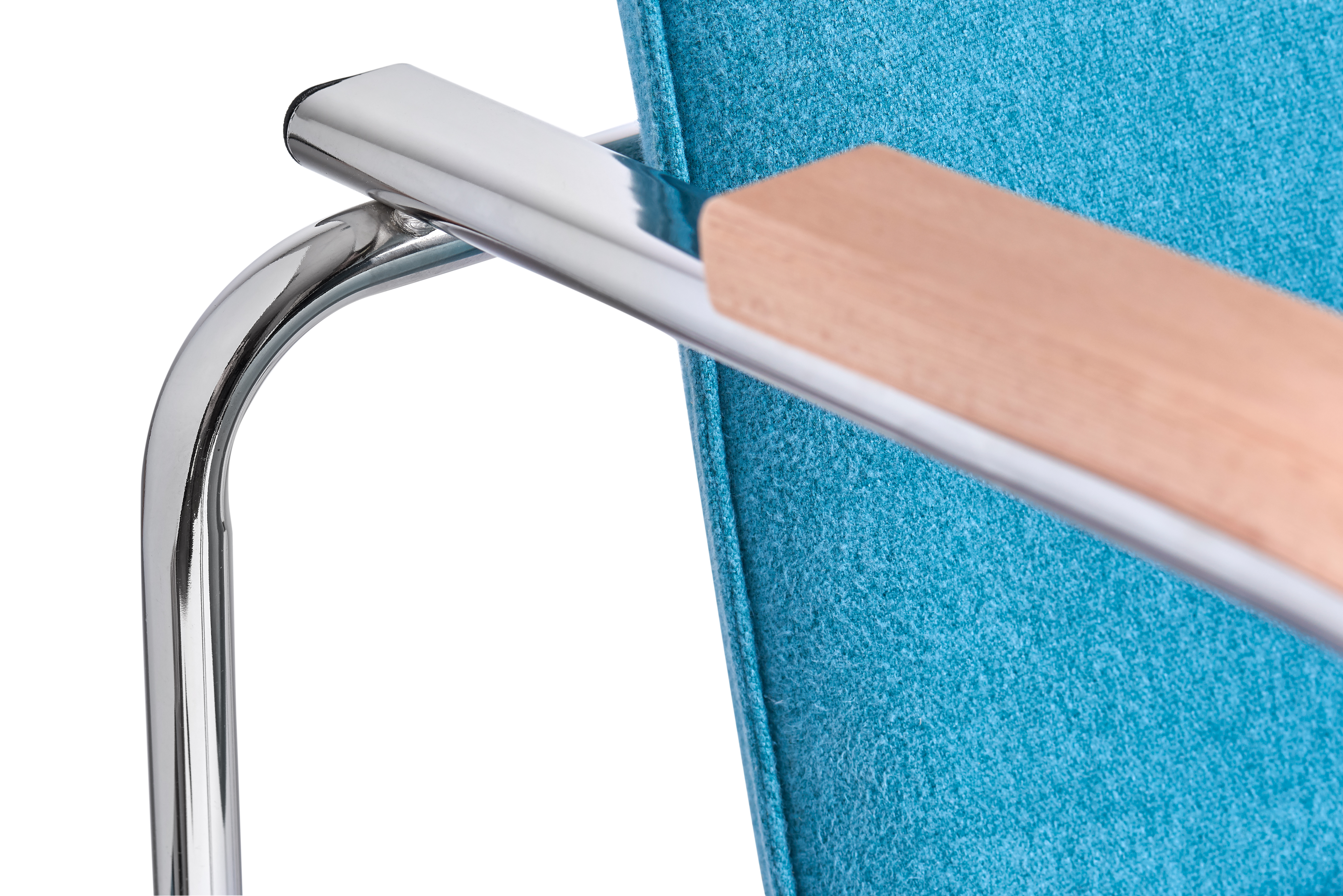 Detaliu braț lemn scaun Sabina