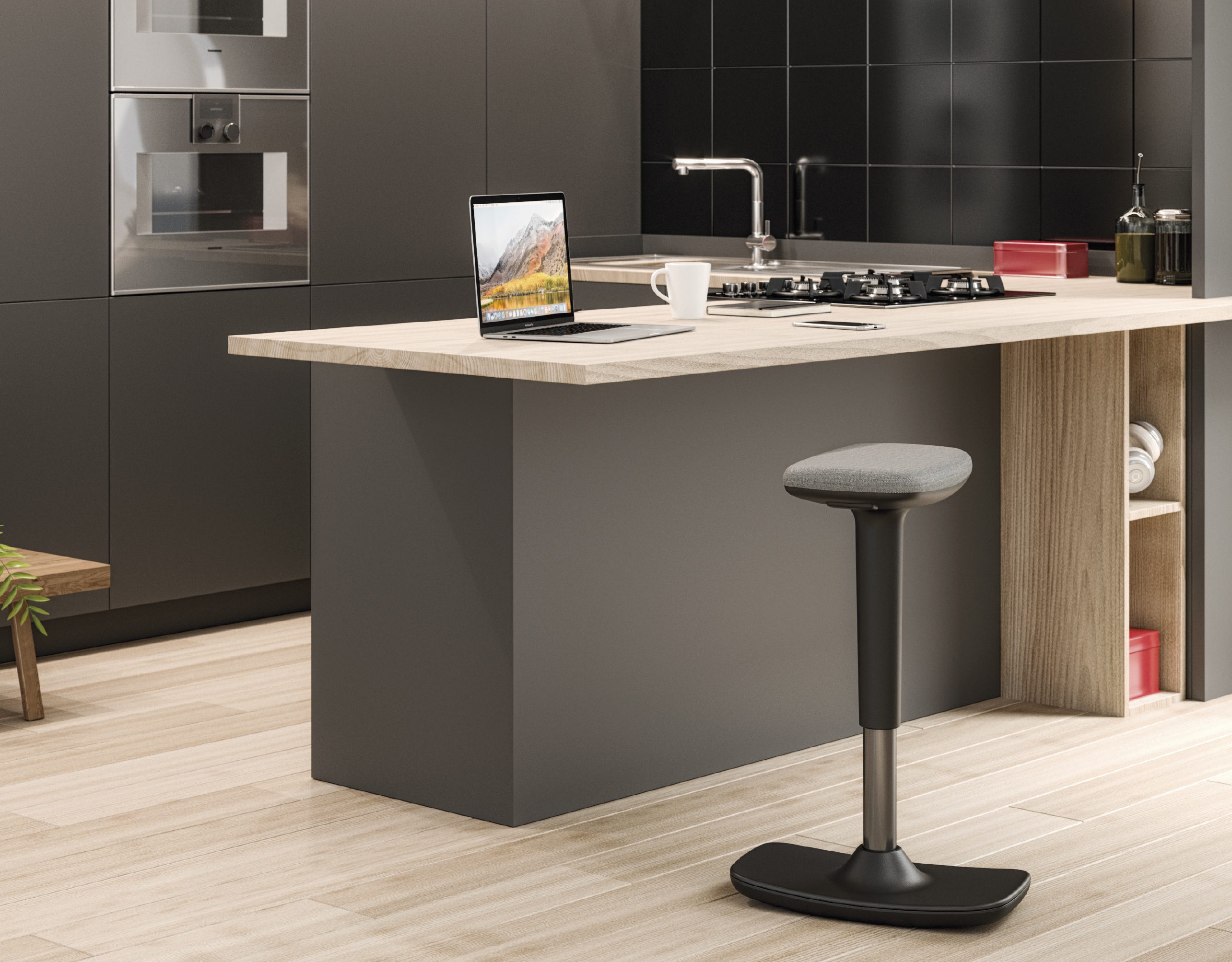 Scaun Leo în bucătărie open space