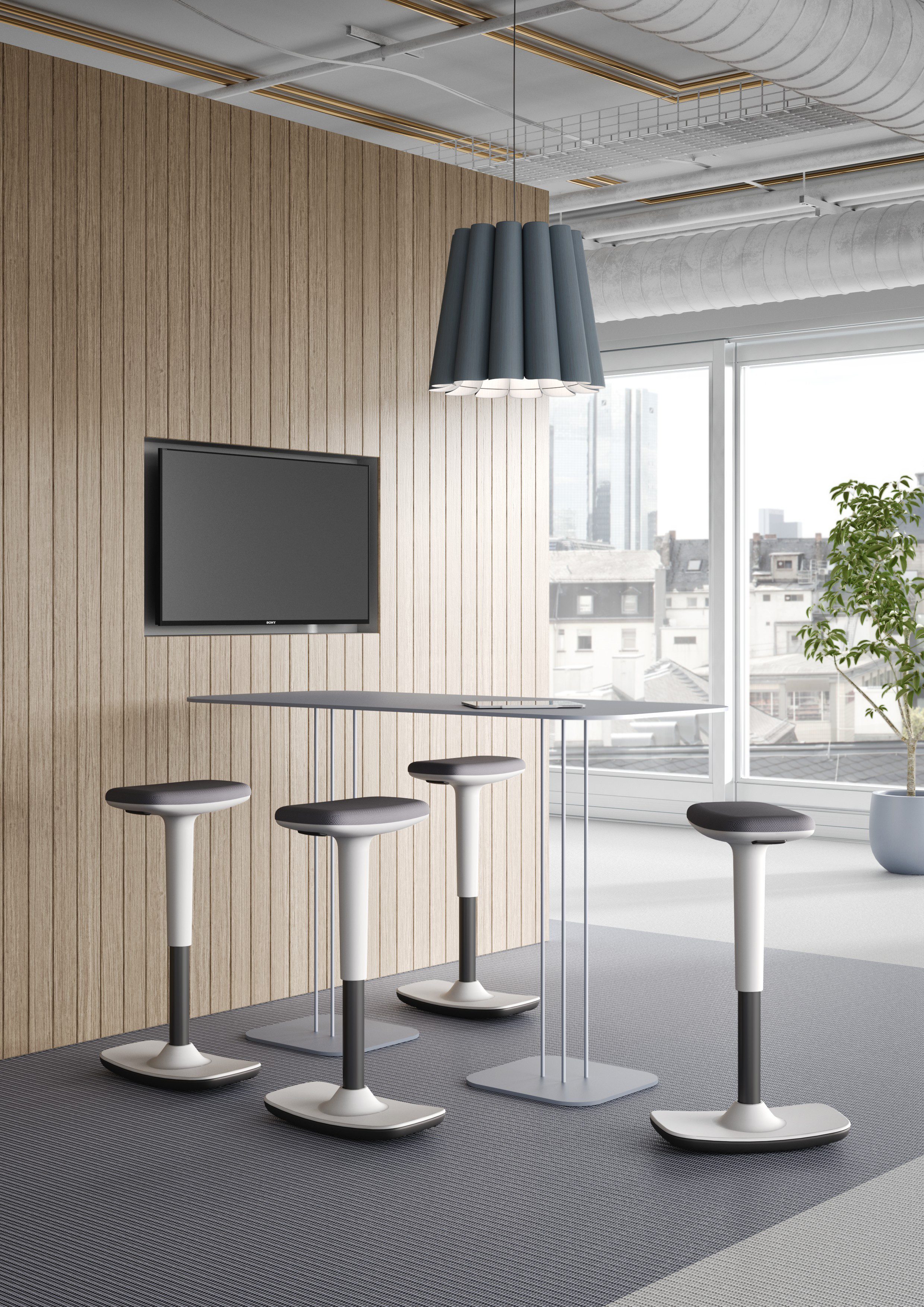 Scaun Leo în zonă de lucru office