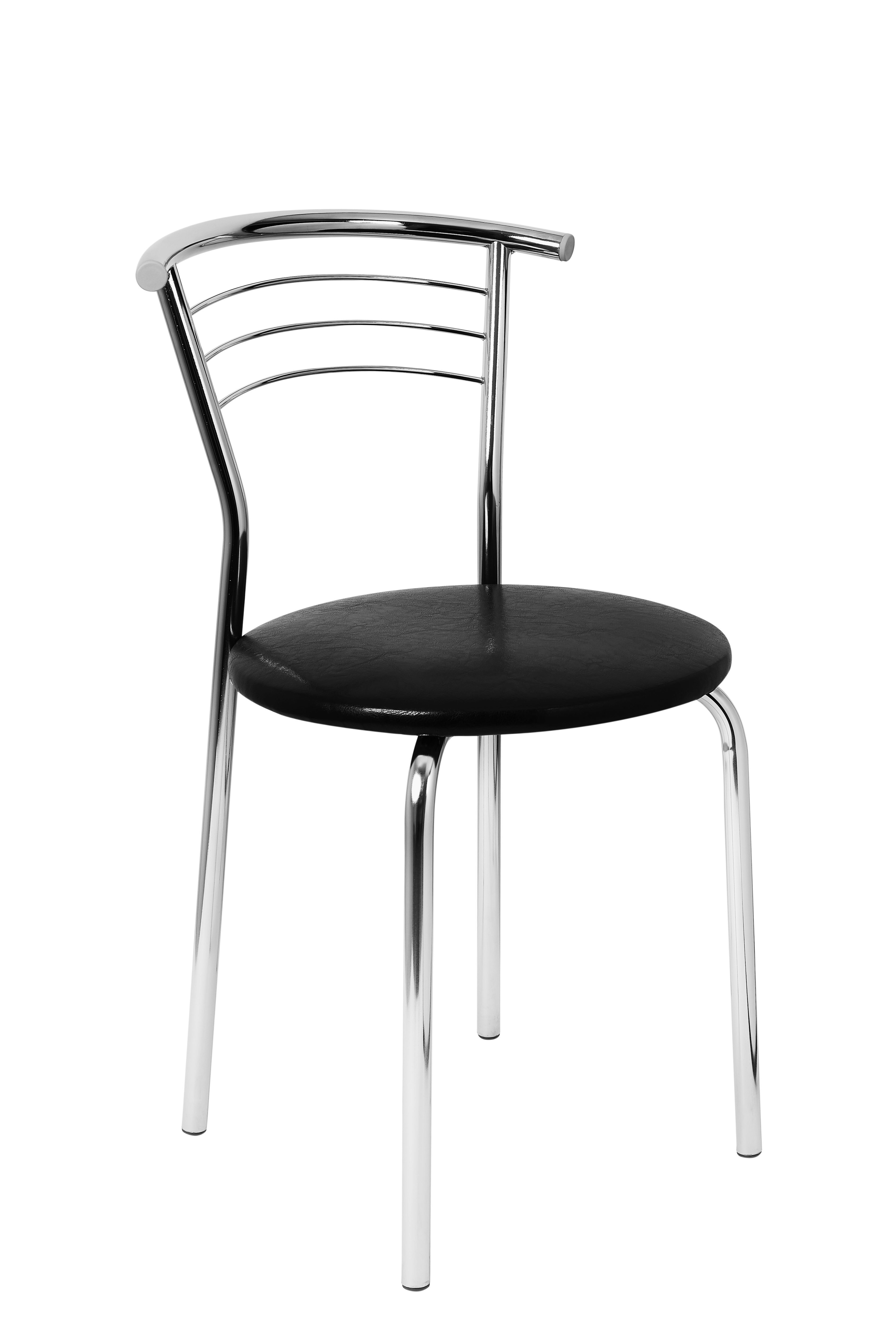 Scaun Markos profil lateral cromat