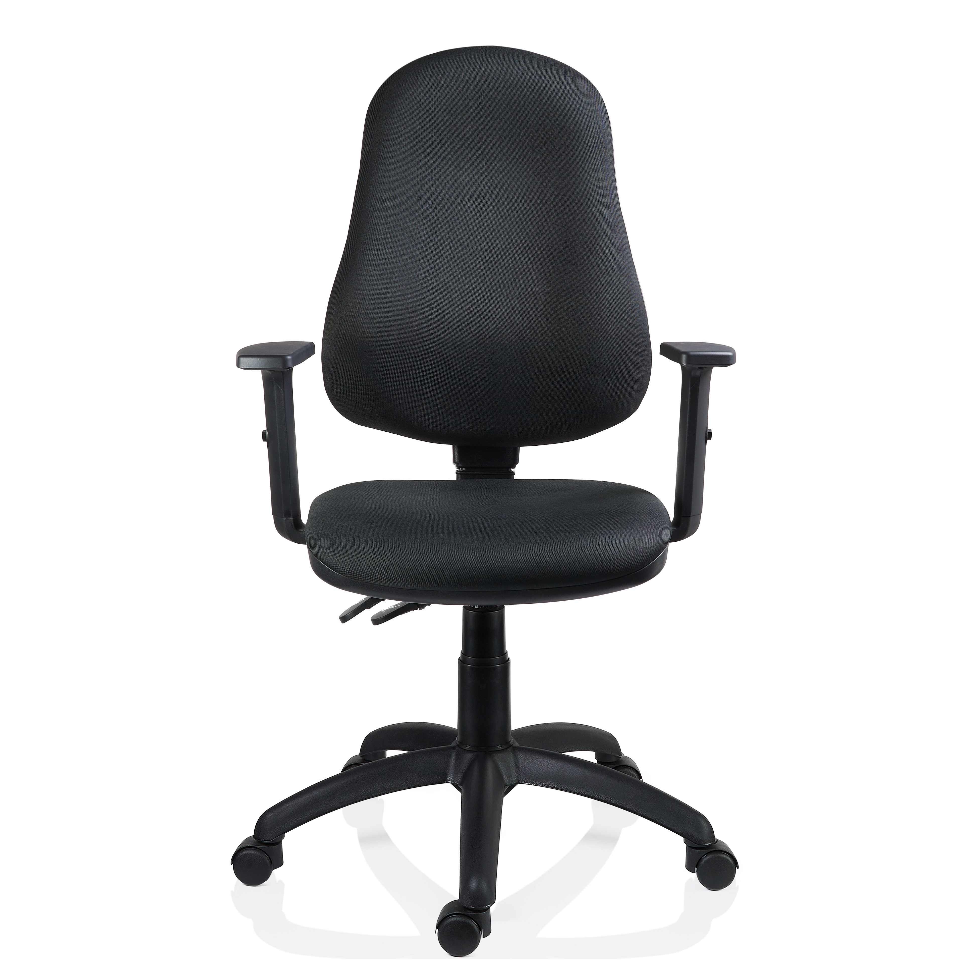 Scaun birou Xenia LX negru vedere frontală