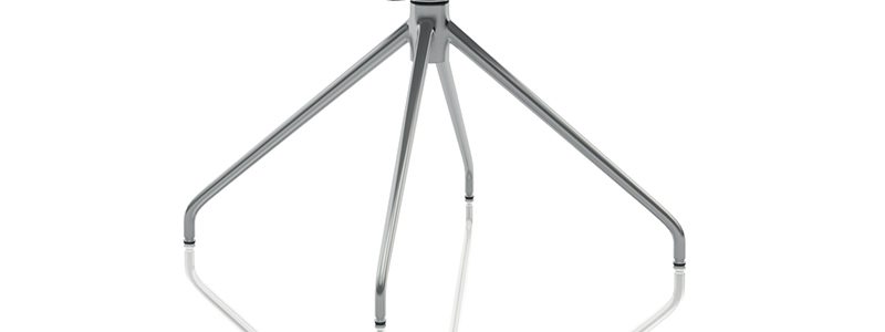 Bază stea 4 brațe cromată Style