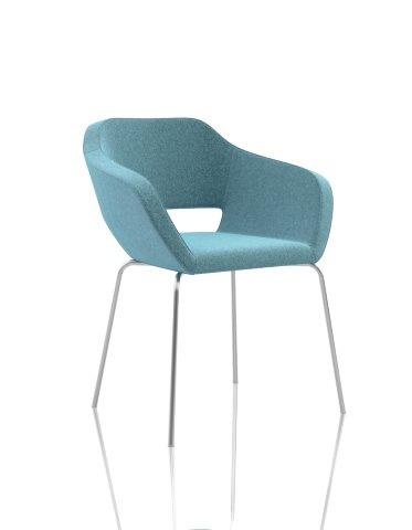 Fotoliu vizitator Belen tapițat integral