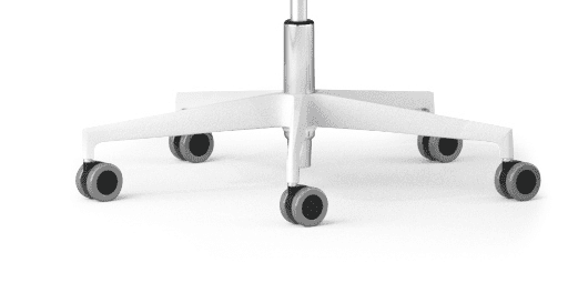 Bază piramidală polipropilenă albă scaun Bond