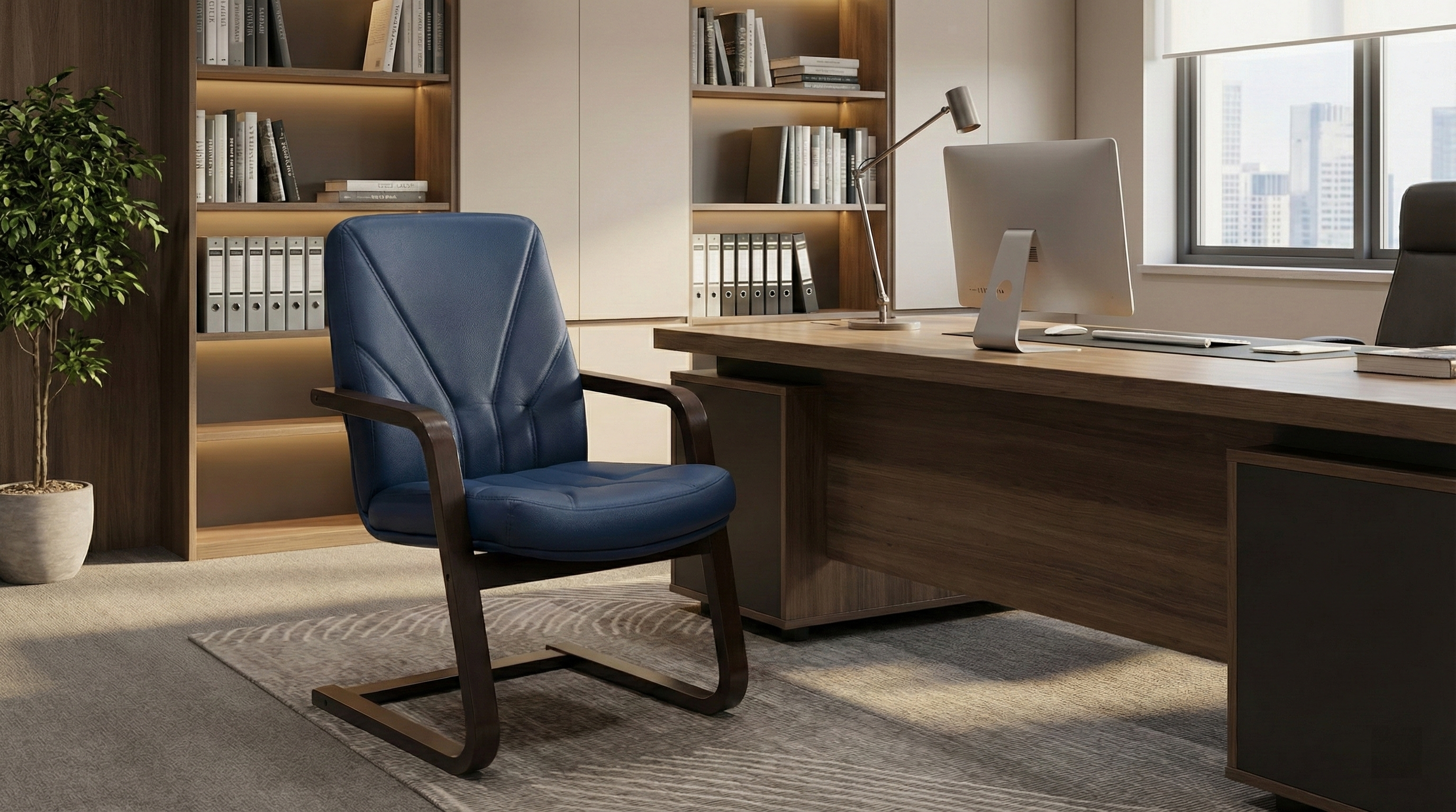 Scaun vizitator 5950/S într-un birou modern