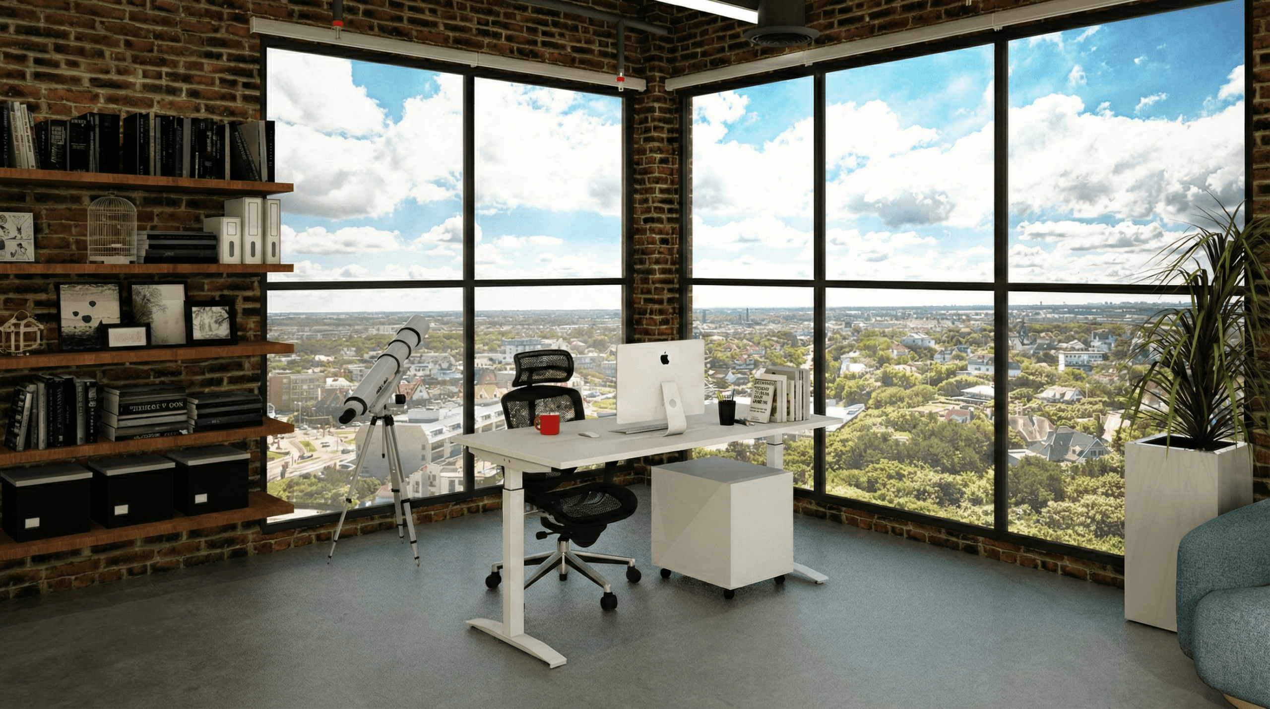 Birou reglabil Antares Dual Motor cu Memorie