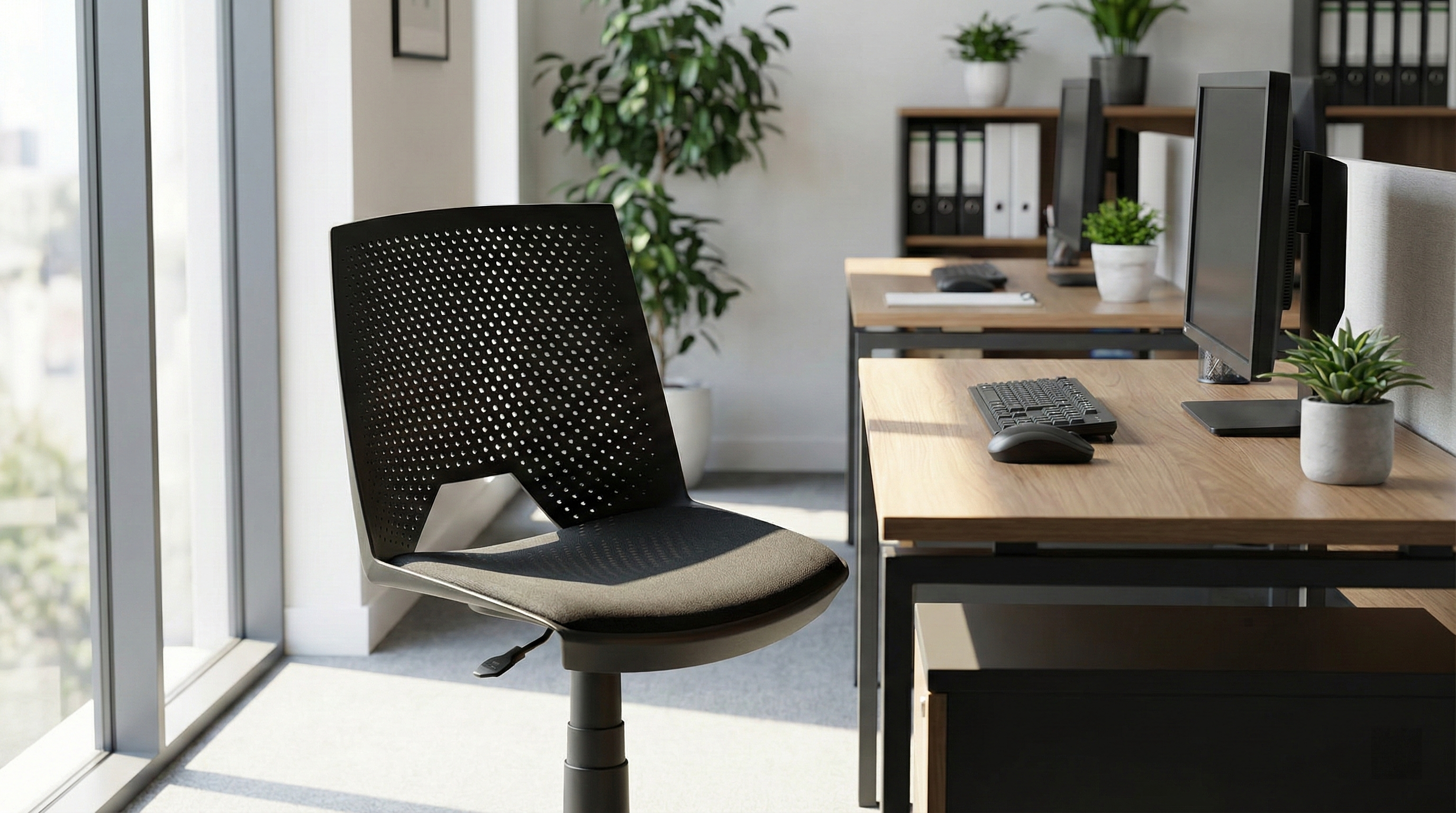 Scaun Strike Office în ambient modern de birou