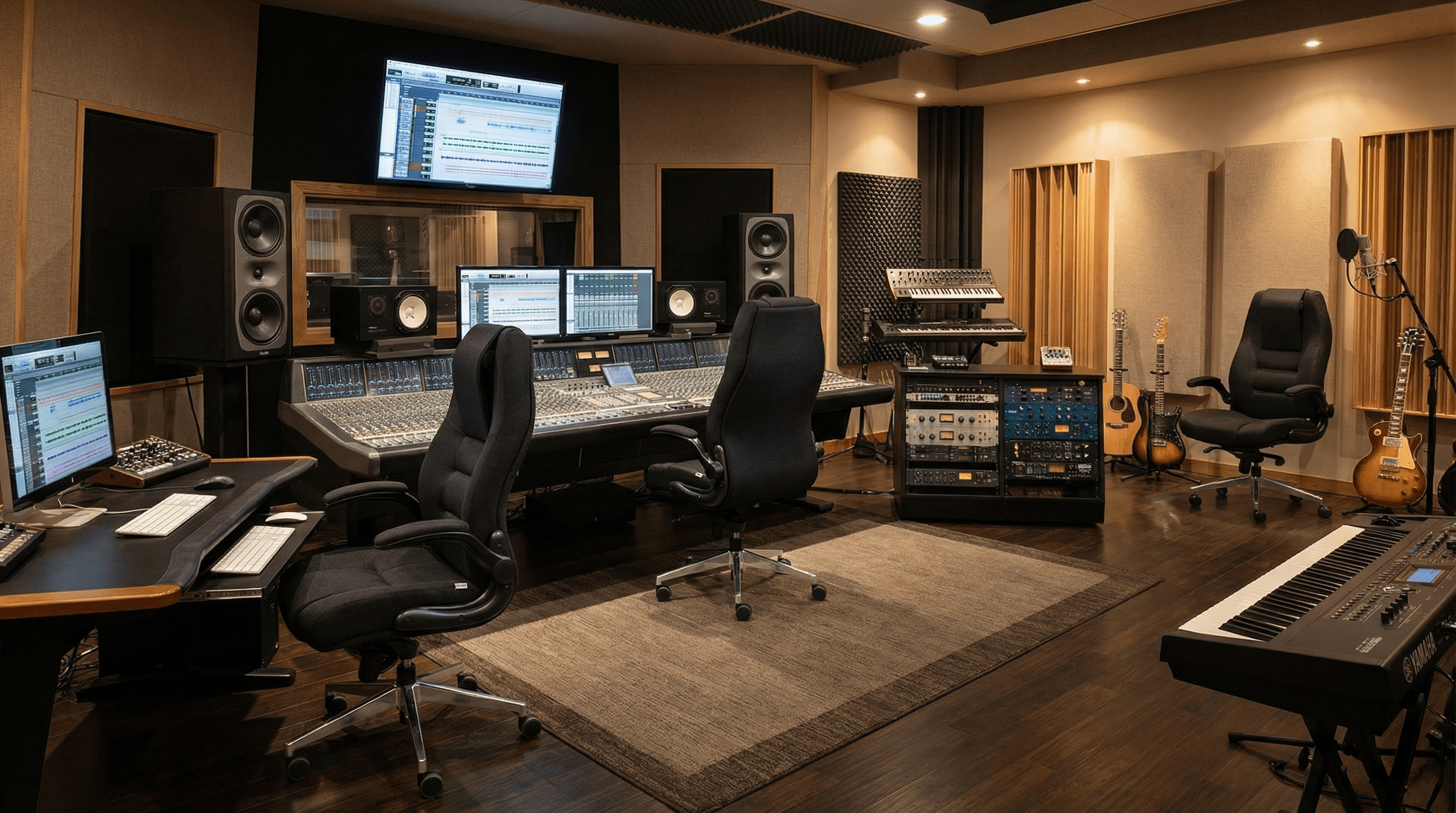 Scaun Markus în studio de înregistrări