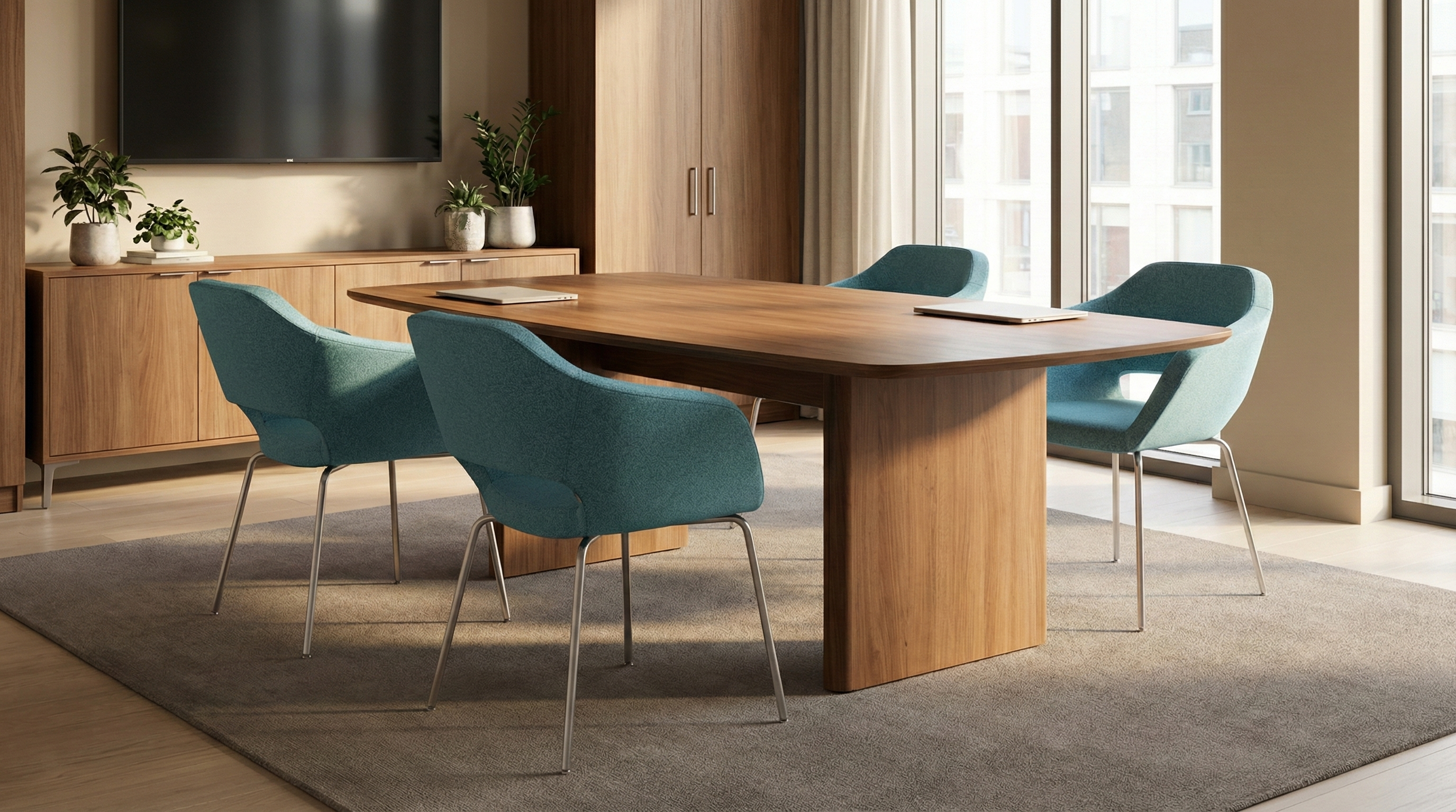 Scaune vizitator Belen în sală de ședințe modernă