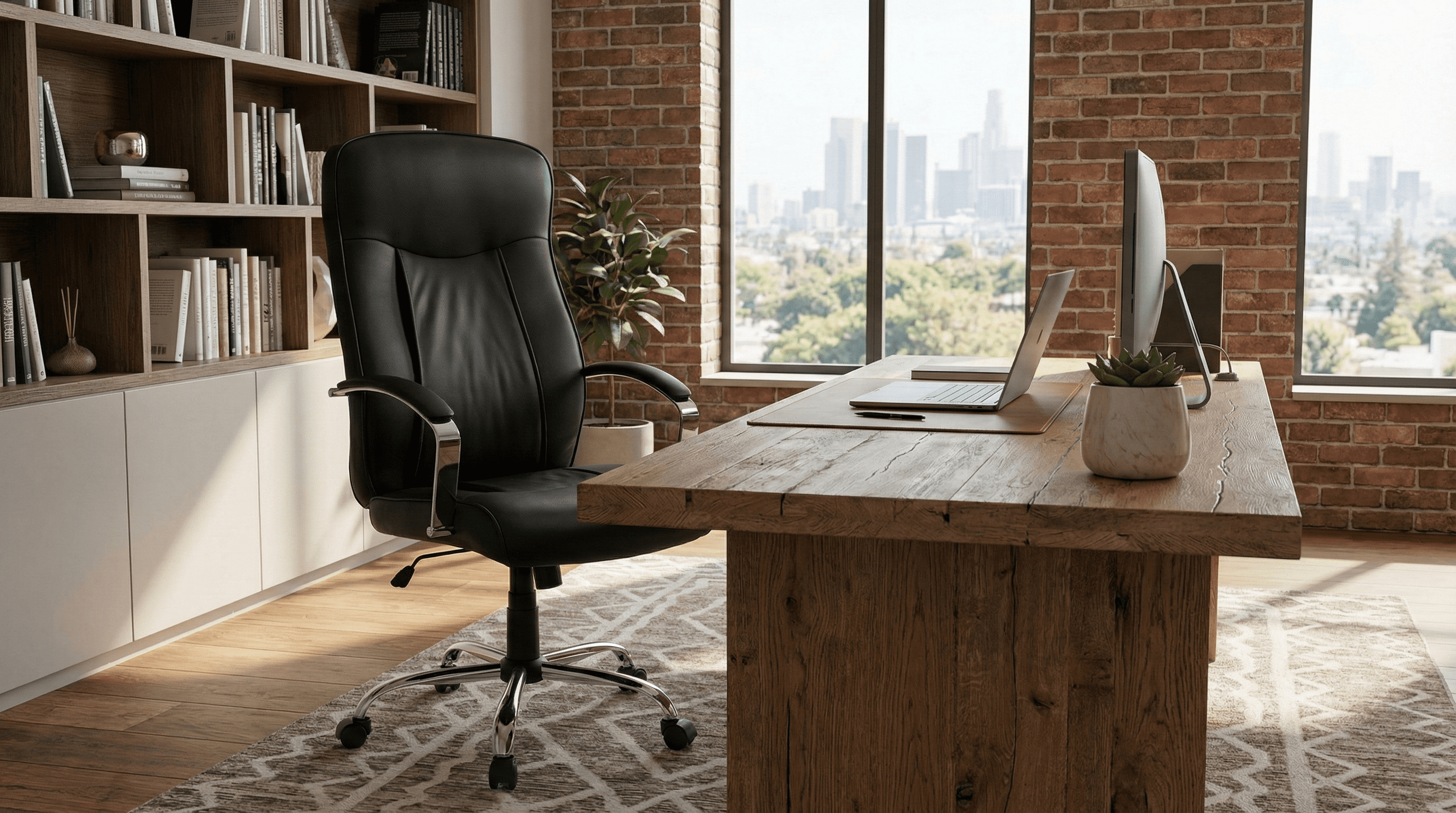 Birou modern cu scaun directorial Montgomery