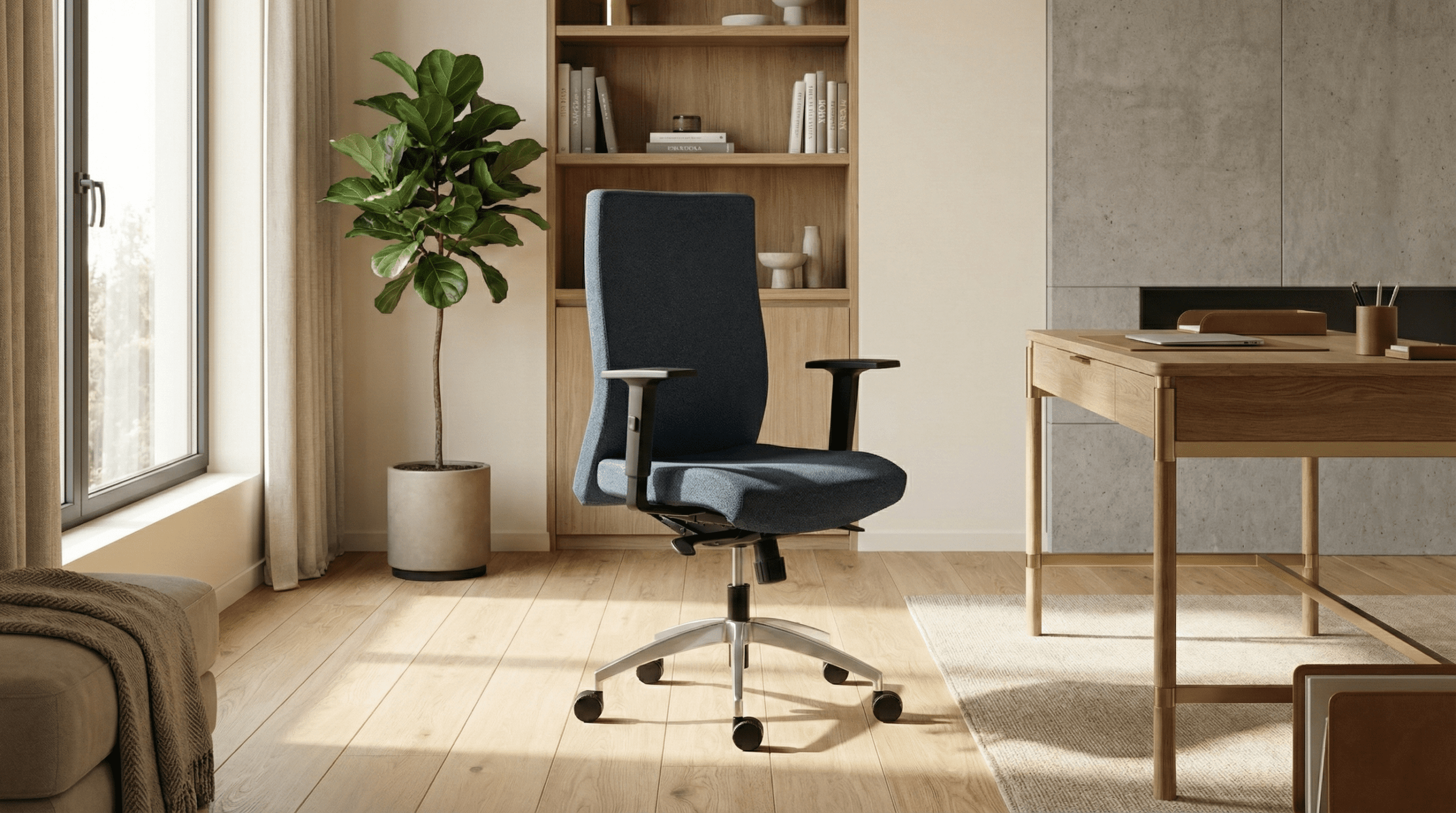 Scaun ergonomic Boston ALU în ambient office