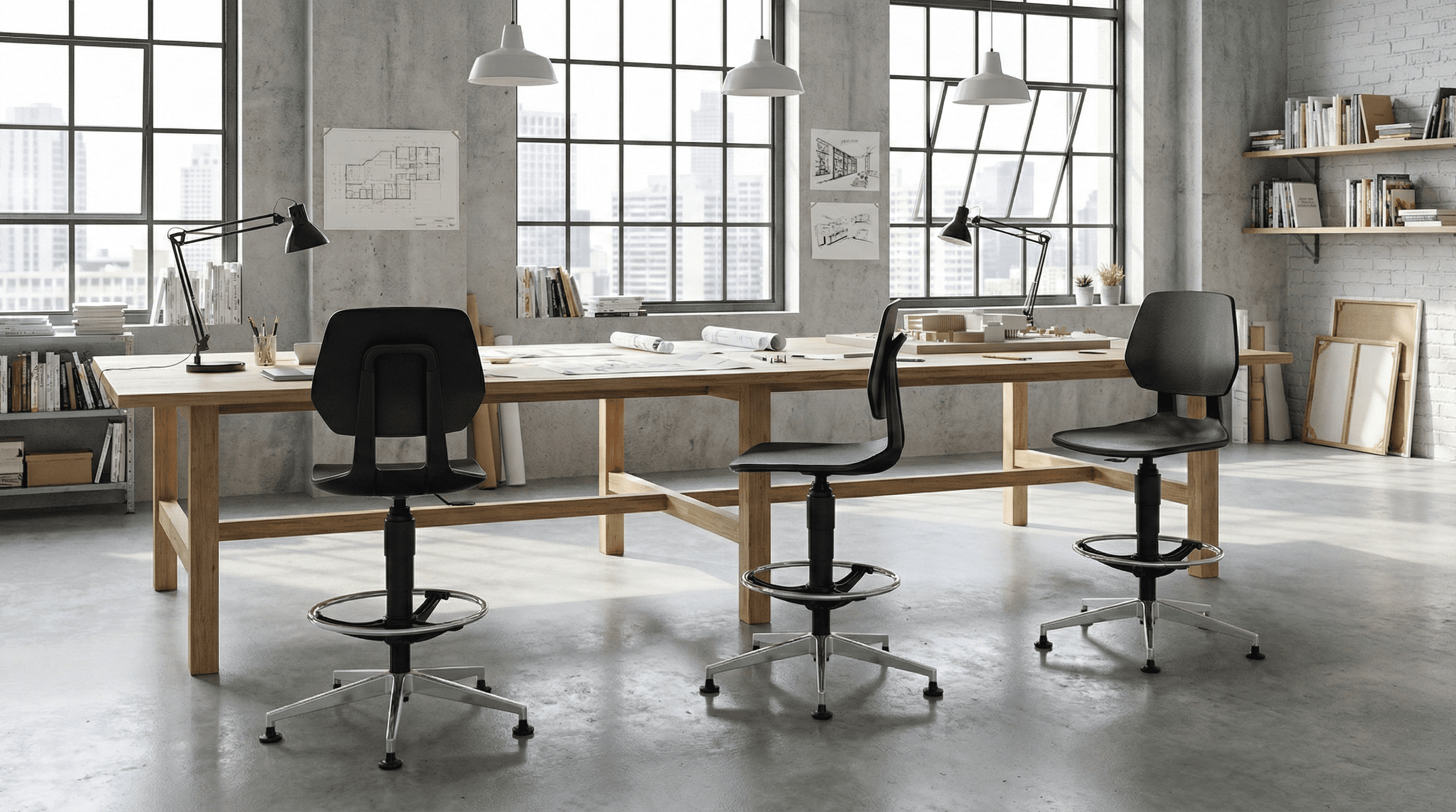 Scaun laborator Antares 1260 Alloy Extend in mediu industrial