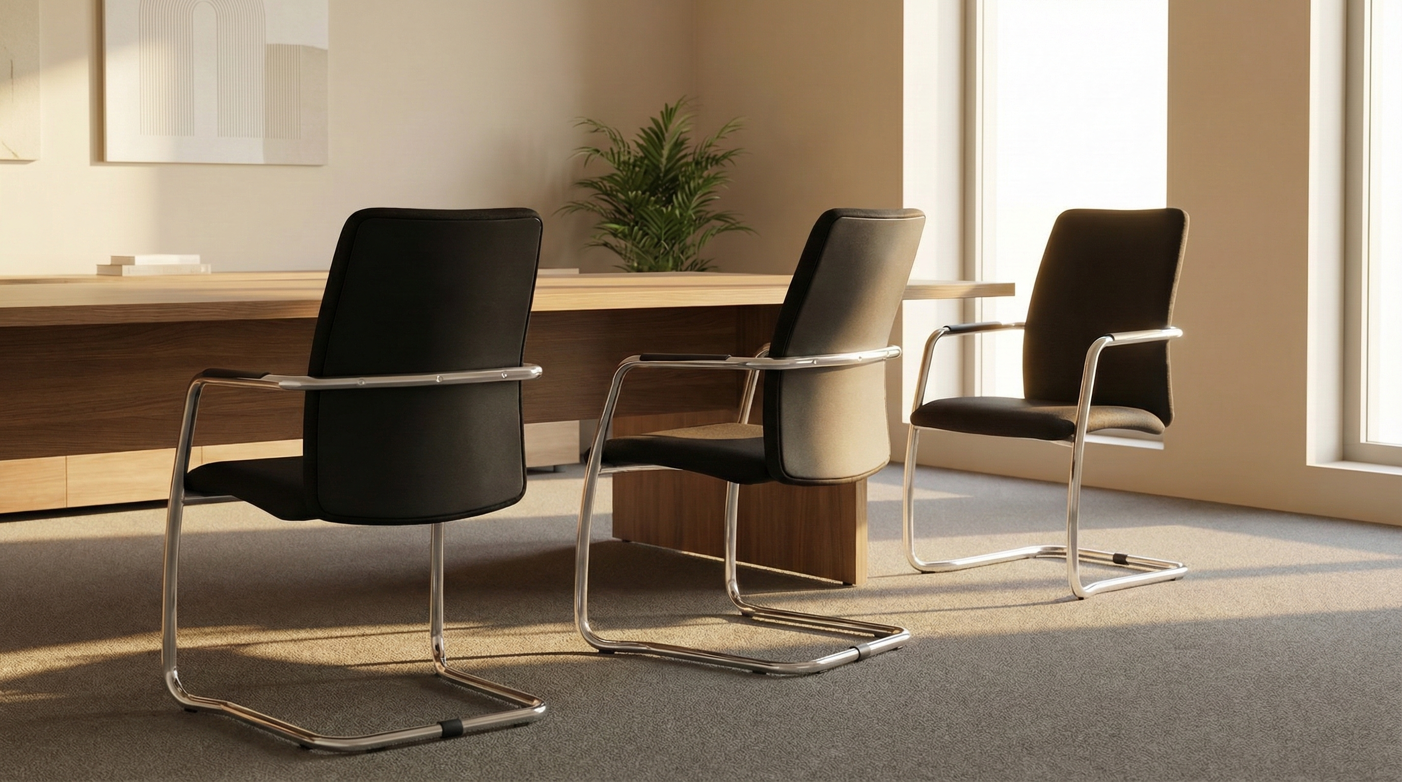 Scaune Magix High în sală de conferință modernă