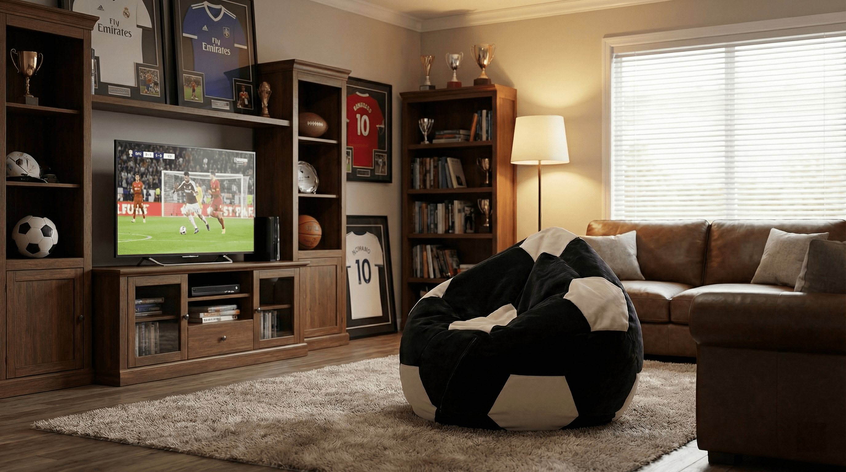 Fotoliu Puf Euroball Antares in living