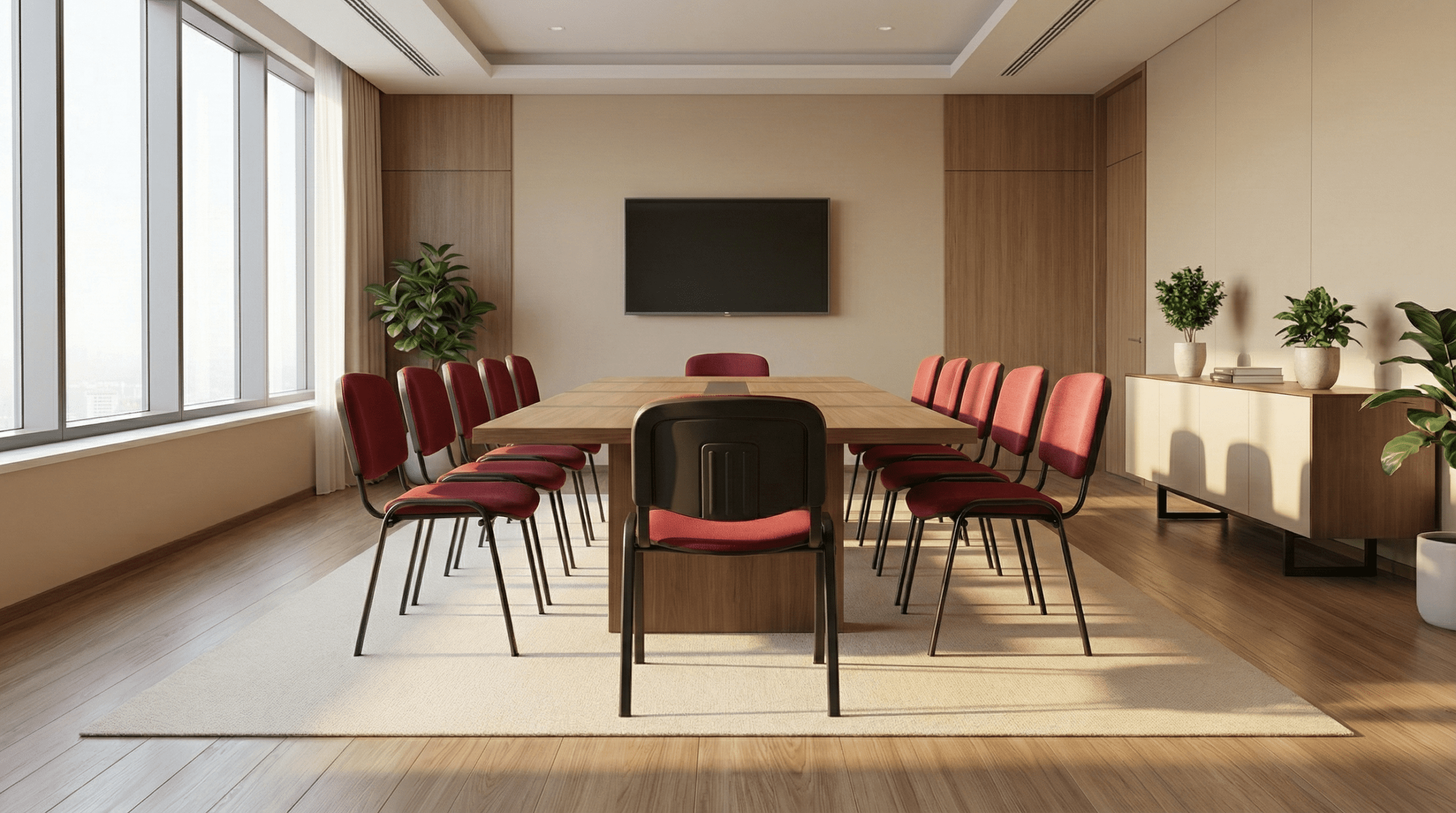 Scaun conferință Felicia în sală de ședințe modernă