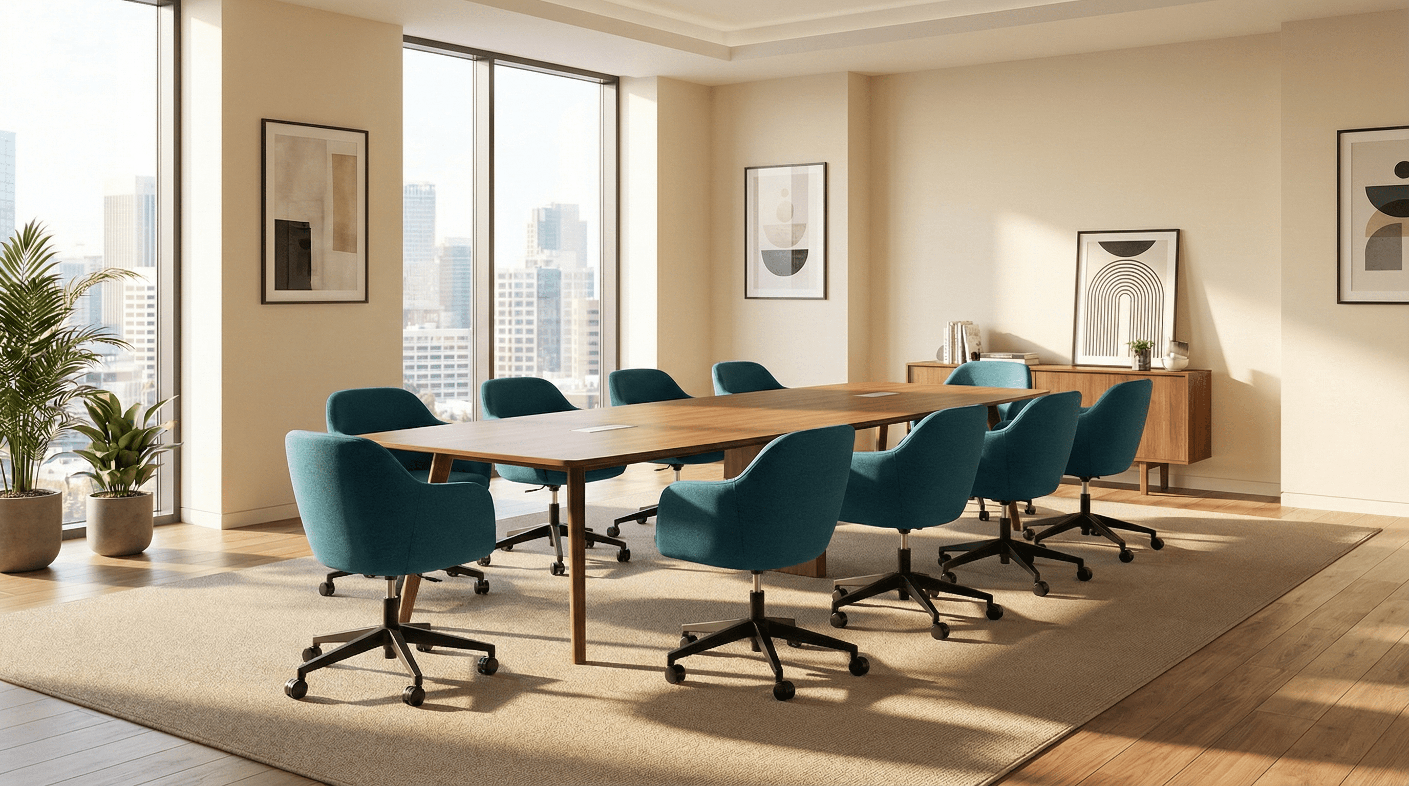 Scaun Rimini Ergo în ambient office modern