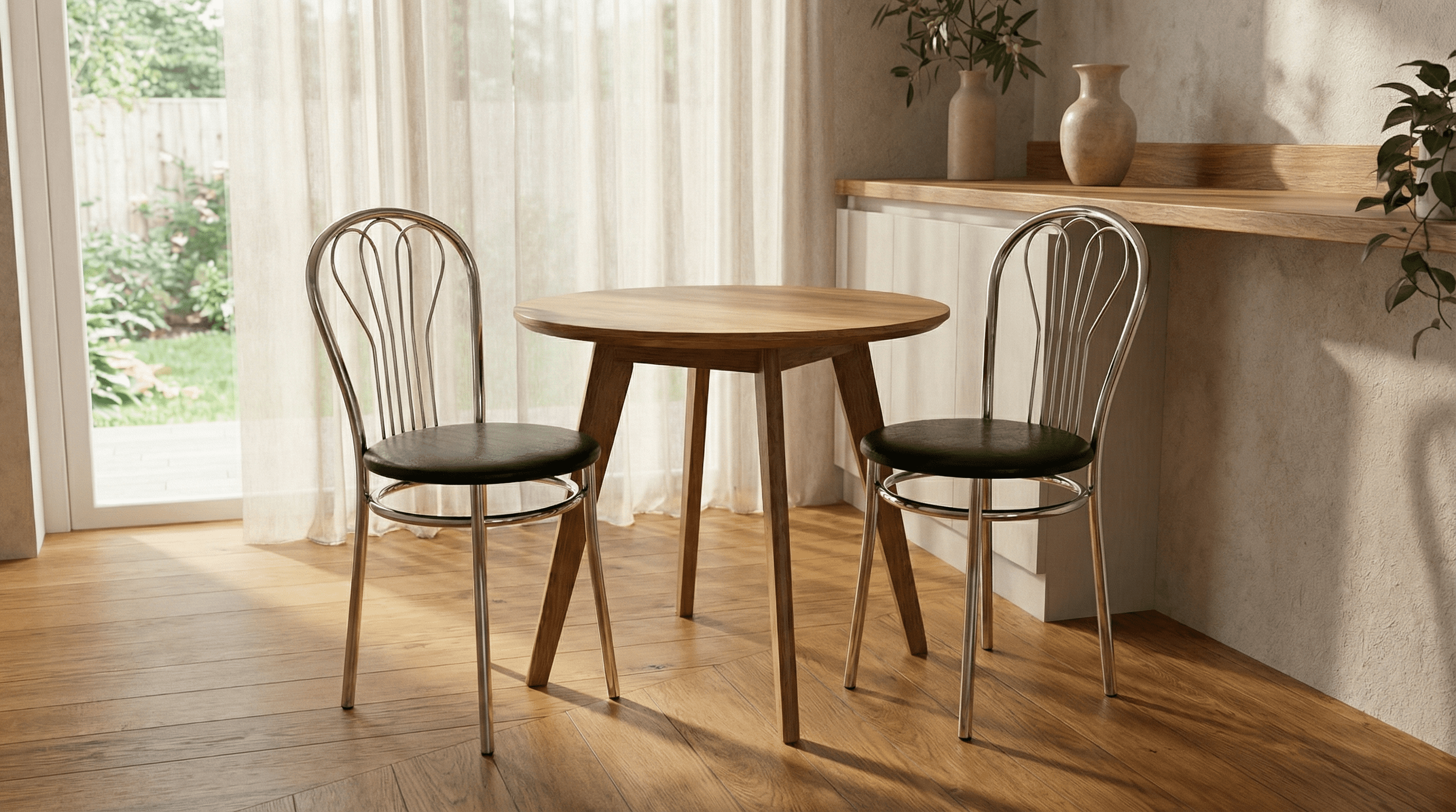 Set scaune Vanessa în bucătărie open space