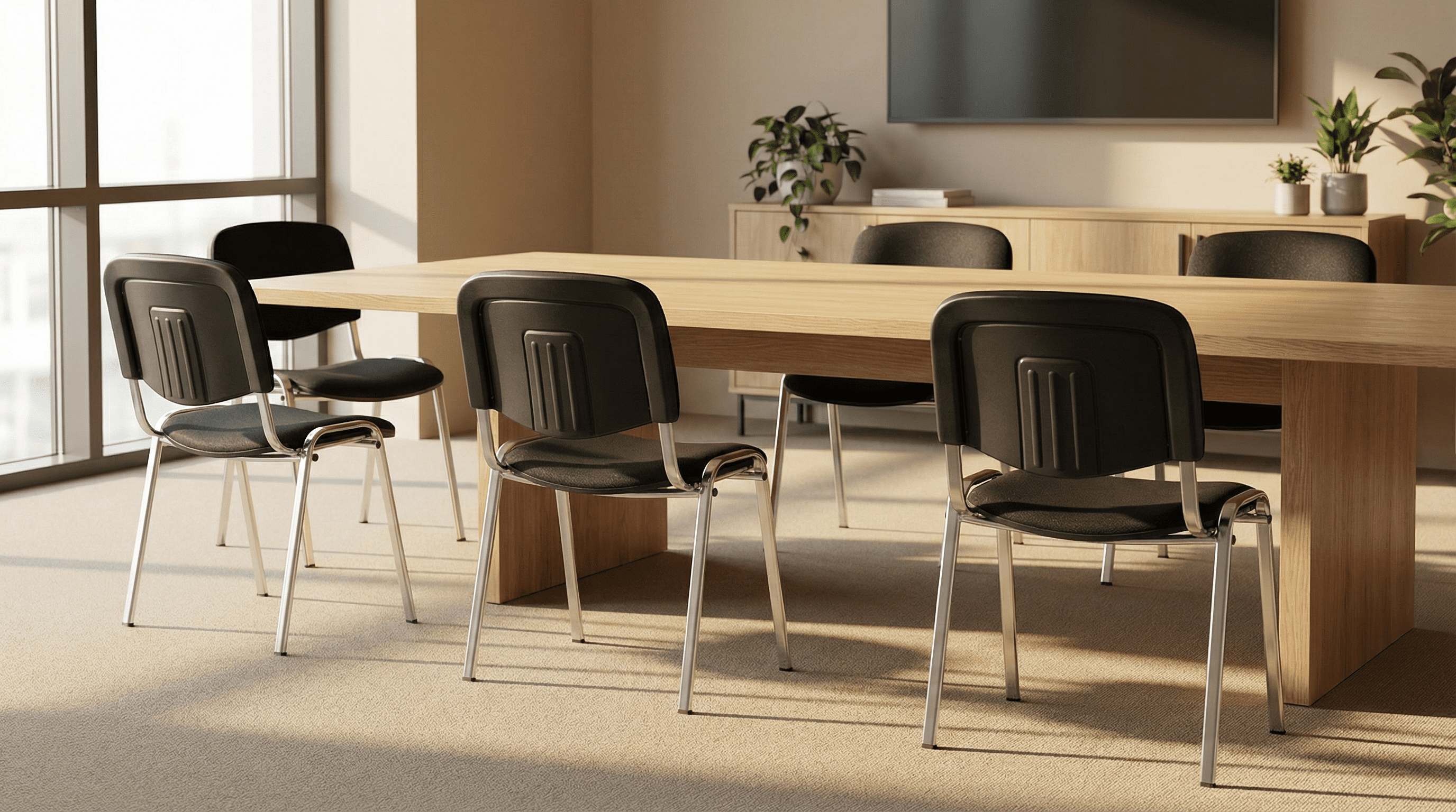 Scaune conferinta Taurus TN in sala de sedinta