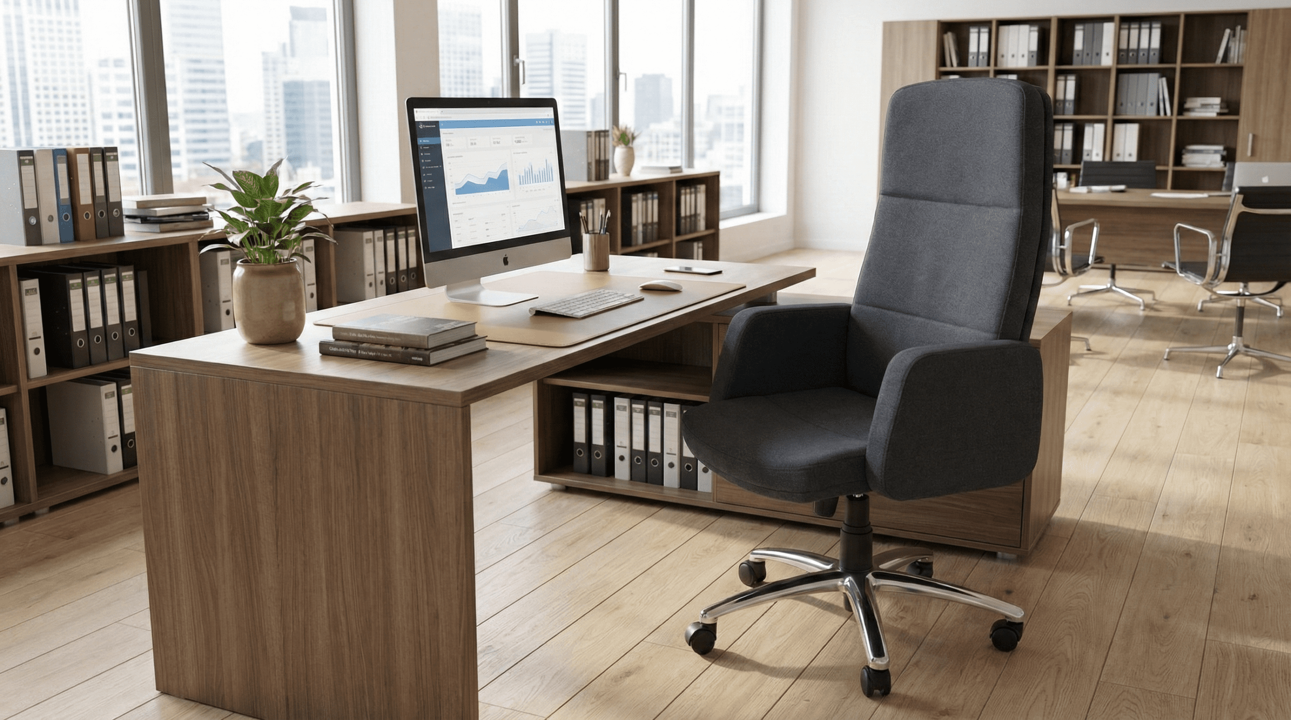 Scaun directorial Antares 6500 Arya - vedere frontală