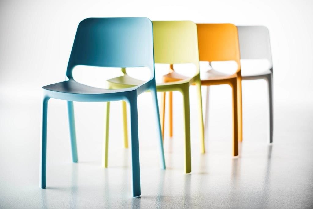 Scaune Pixel Antares colorate - design monobloc