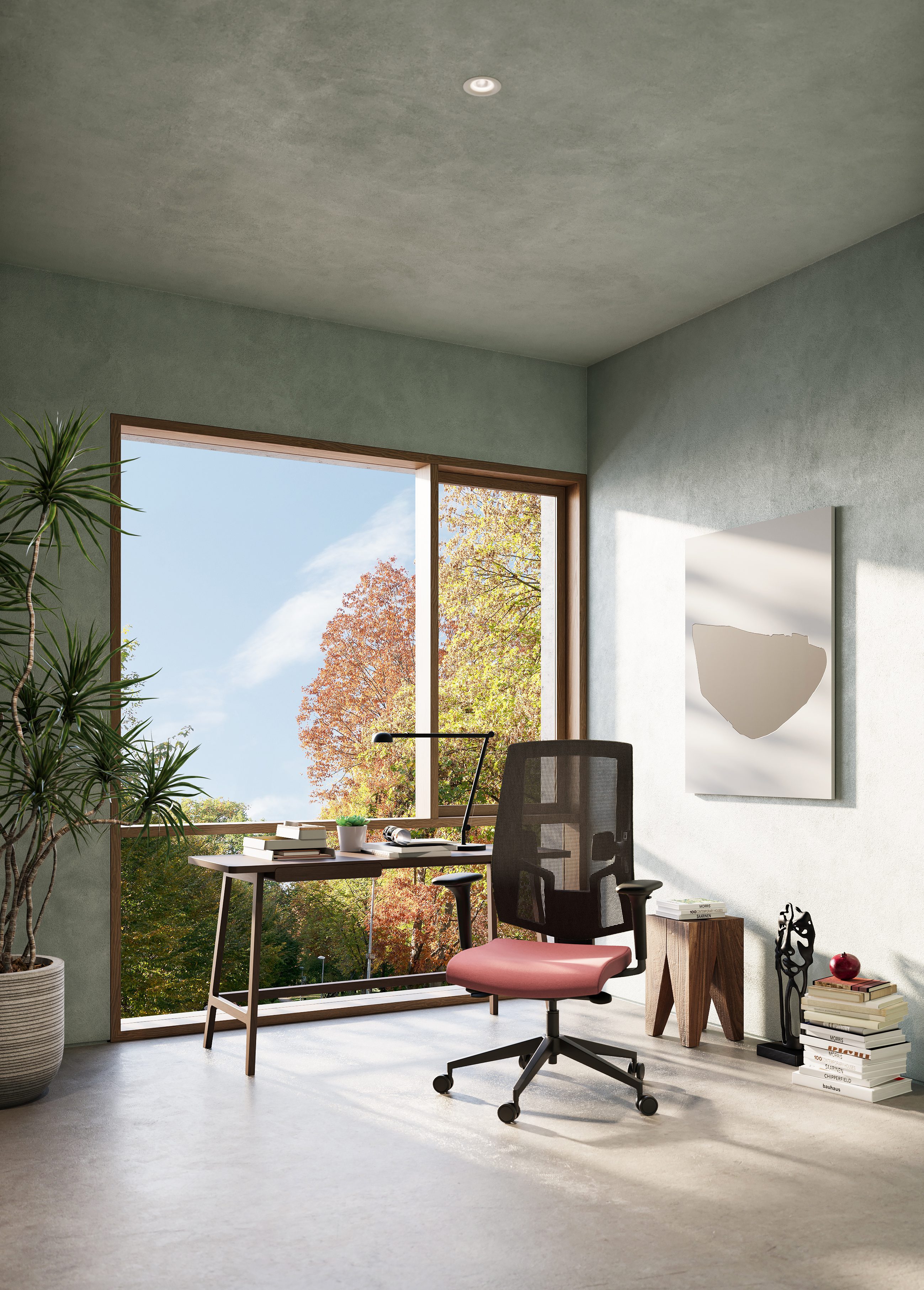 Scaun ergonomic Lapel PRO în ambient modern