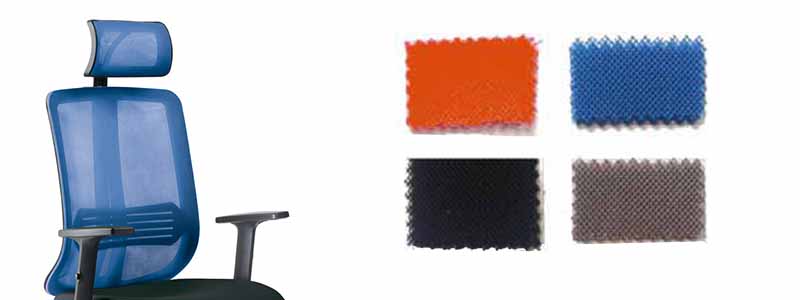 Spătar mesh Vertigo și paletar culori